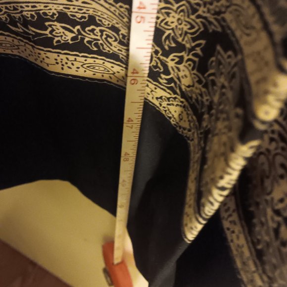 Black Patterned Dress - Picture 6 of 7